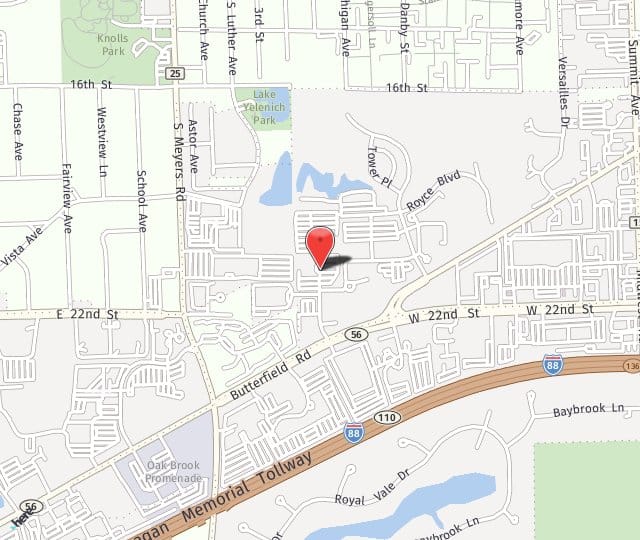 Location Map: One Transam Plaza Drive Oakbrook Terrace, IL 60181